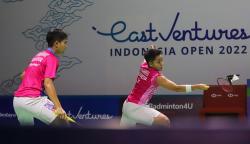 Langkah Apriyani/Siti Fadia Terhenti pada Babak 8 Besar Indonesia Open 2022