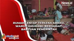Rumah Lenyap Terkena Abrasi, Warga Amurang Berharap Bantuan Pemerintah