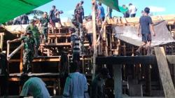 Kodim Bantu Bangun Pastori Gereja di Kepulauan Sangihe