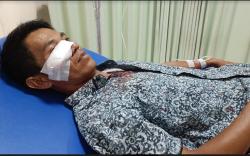 Pulang Yasinan Bendahara PWI Musi Rawas Dibegal, Motor Diramas Wajah Dibacok<