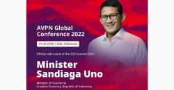 Menparekraf Sandiaga Uno: AVPN 2022 di Bali Bukti Kesiapan Indonesia Jadi Tuan Rumah Berbagai Event<