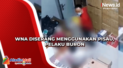 WNA Diserang Menggunakan Pisau, Pelaku Buron