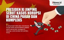 Infografis Presiden Xi Jinping Sebut Kasus Korupsi di China Parah dan Kompleks