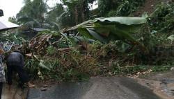 Hujan Deras Picu Longsor TPT di KBB, Jalur Ciawitali-Selakuning Tertutup Total<