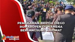 Dihadiri Ribuan Orang, Pemakaman Bripda Diego Rumaropen di Wamena Berlangsung Khidmat