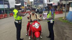 Operasi Patuh Krakatau di Pringsewu, Pelanggaran Paling Banyak Tak Pakai Helm