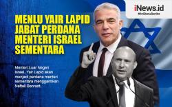 Infografis Yair Lapid Jadi Perdana Menteri Sementara Israel