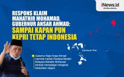 Infografis Gubernur Ansar Ahmad Respons Mahathir Mohamad: Sampai Kapan pun Kepri Tetap Indonesia