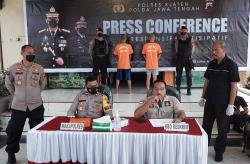 Polres Klaten Tangkap 2 Pencuri dengan Modus Pecah Kaca Mobil