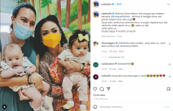Baby Djiwa Pandangi Rambut Indah Baby Ameena, Nadine Chandrawinata: Sabar Ya Nak
