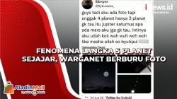 Video Fenomena Langka 5 Planet Sejajar, Warganet Berburu Foto