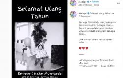 Cinta Ibu Sepanjang Masa, Atalia Unggah Foto-Foto Eril di Hari Ulang Tahun Sang Anak