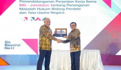Tingkatkan Efektivitas Penanganan dan Penyelesaian Masalah Hukum, SIG Kerja Sama dengan Jamdatun