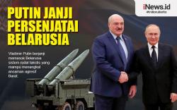 Infografis Putin Janji Persenjatai Belarusia dengan Rudal Berkemampuan Nuklir