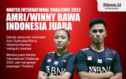 Infografis Amri/Winny Bawa Indonesia Juara di Nantes International Challenge 2022