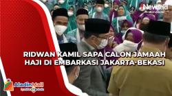 Ridwan Kamil Sapa Calon Jamaah Haji di Embarkasi Jakarta-Bekasi