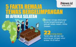 Infografis 5 Fakta Remaja Tewas Bergelimpangan di Afrika Selatan