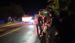 Bus Tujuan Medan-Bengkulu Nyaris Terbakar di Labusel, Penumpang Panik Selamatkan Diri<