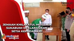 Jemaah Khilafatul Muslimin Sukabumi Deklarasikan Setia kepada NKRI