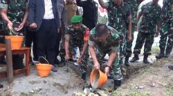Pangdam Letakkan Batu Pertama Pembangunan Gereja Kodim Toraja, Berdiri di Samping Masjid