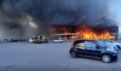 Rudal Rusia Hantam Pusat Perbelanjaan di Kremenchuk Ukraina, 16 Orang Dilaporkan Tewas