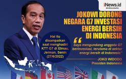 Infografis Jokowi Ajak Negara G7 Investasi Energi Bersih di Indonesia 