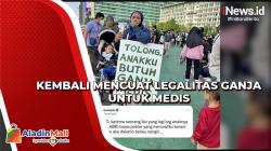 Video Kembali Mencuat Legalitas Ganja untuk Medis