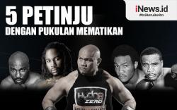 Infografis 5 Petinju dengan Pukulan Mematikan