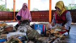 Usaha Ecoprint Desa Suak Gual Kian Maju, Para Istri Nelayan Dapat Bantu Suami Tingkatkan Pendapatan