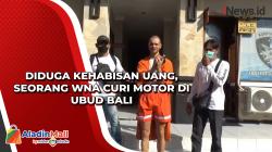 Diduga Kehabisan Uang, Seorang WNA Curi Motor di Ubud Bali