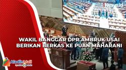 Video Wakil Banggar DPR Ambruk Usai Berikan Berkas ke Puan Maharani