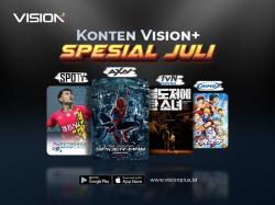 Hiburan Vision+ Spesial Bulan Juli, Ada The Amazing Spiderman hingga Kuroko’s Basketball