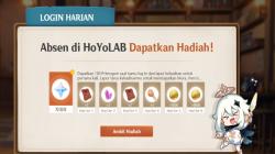 Check In HoYoLab bisa Klaim Hadiah Genshin Impact, Begini Cara Mudahnya