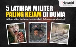 Infografis 5 Latihan Militer Paling Kejam dan Menyedihkan di Dunia, Ada yang Ditembaki Pakai Peluru Asli