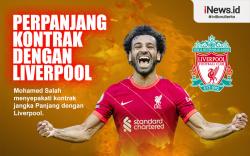 Infografis Mohamed Salah Perpanjang Kontrak dengan Liverpool