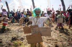 Potret Festival Anak Sawah Peringati Hari Anak Nasional 2022 di Sidoarjo