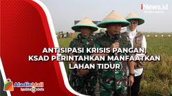 Antisipasi Krisis Pangan, KSAD Perintahkan Manfaatkan Lahan Tidur