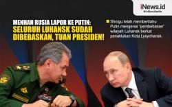 Infografis Seluruh Luhansk Ukraina Sudah Dikuasai Rusia
