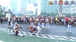 Gerombolan Polisi Cilik Lalu-Lalang di CFD Bundaran HI, Ada Apa?