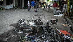 Kericuhan 2 Kelompok Massa di Yogyakarta, Bangkai Motor Bertebaran