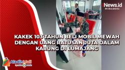 Kakek 103 Tahun Beli Mobil Mewah dengan Uang Ratusan Juta dalam Karung di Lumajang