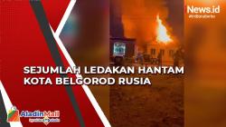 Sejumlah Ledakan Hantam Kota Belgorod Rusia, Puluhan Apartemen dan Rumah Rusak
