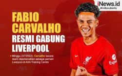 Infografis Pemain Keturunan Timor Leste Fabio Carvalho Resmi Gabung Liverpool