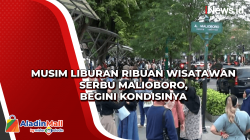 Musim Liburan Ribuan Wisatawan Serbu Malioboro, Begini Kondisinya