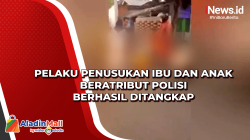 Pelaku Penusukan Ibu dan Anak Beratribut Polisi Berhasil Ditangkap