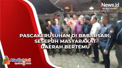 Pascakerusuhan di Babarsari, Sesepuh Masyarakat Daerah Bertemu, Ini Hasilnya
