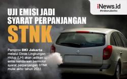 Infografis Uji Emisi jadi Syarat Perpanjangan STNK di Jakarta 