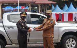 HUT ke-76 Bhayangkara, Polres Sibolga Dapat Hibah Mobil Operasional dari Pemkot