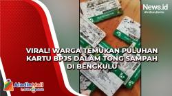 Viral, Warga Temukan Puluhan Kartu BPJS dalam Tong Sampah di Bengkulu