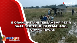 5 Orang Petani Tersambar Petir saat Berteduh di Pemalang, 3 Orang Tewas